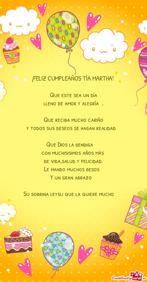 Y todos sus deseos se hagan realidad ❤️