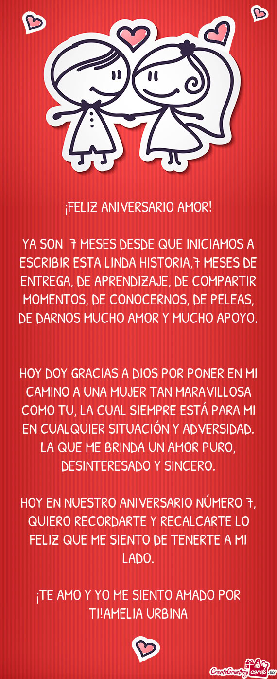 YA SON 7 MESES DESDE QUE INICIAMOS A ESCRIBIR ESTA LINDA HISTORIA,7 MESES DE ENTREGA, DE APRENDIZAJ