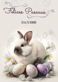 Tarjetas de Pascua con un tema de huevo de Pascua
